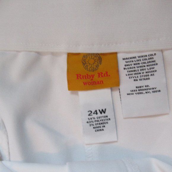 NWT Ruby rd comfort waist band scallop hem Capri - Picture 12 of 14